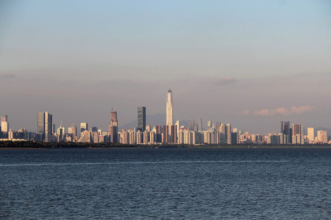 Skyline of Futian District, Shenzhen