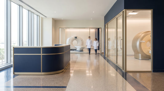 Modern Grade-3A hospital health-screening imaging center in China with CT and MRI scanners
