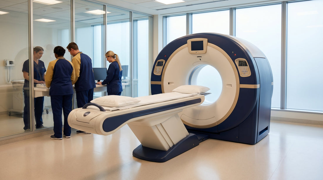 Modern PET-CT scanner in a radiology department