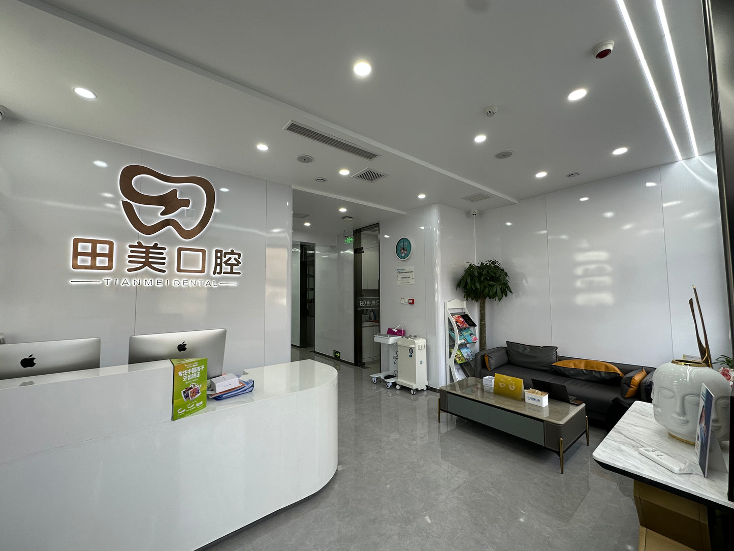 Tianmei Dental clinic reception (partner for 14-day restoration)