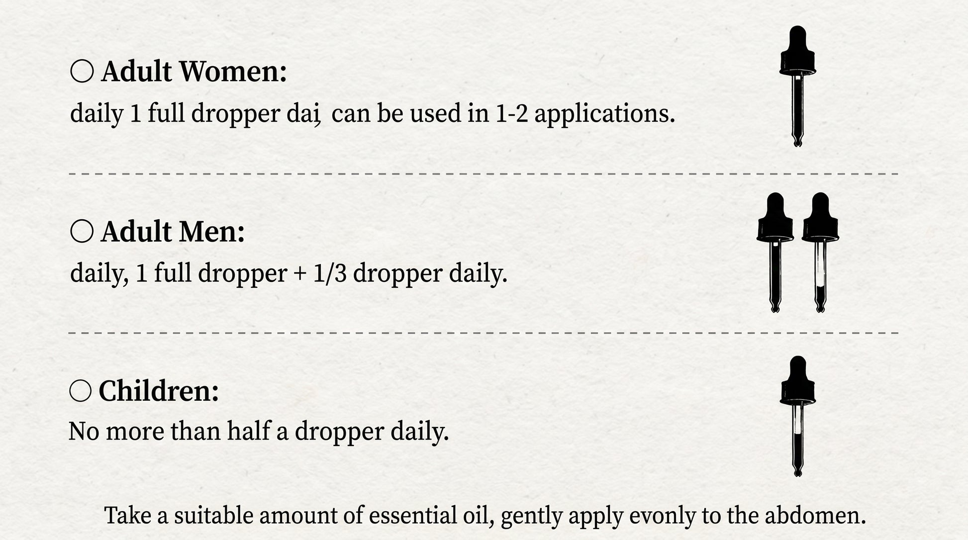 Stress Relief Massage Oil — usage